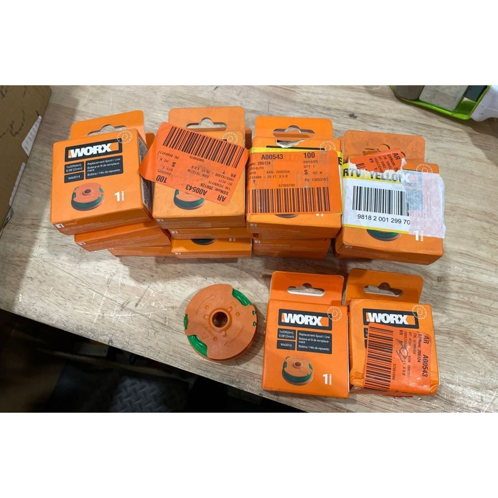 17pk WORX Replacement Spool Lines Grass Trimmer Edger WA0014 WG168, WG184, WG190